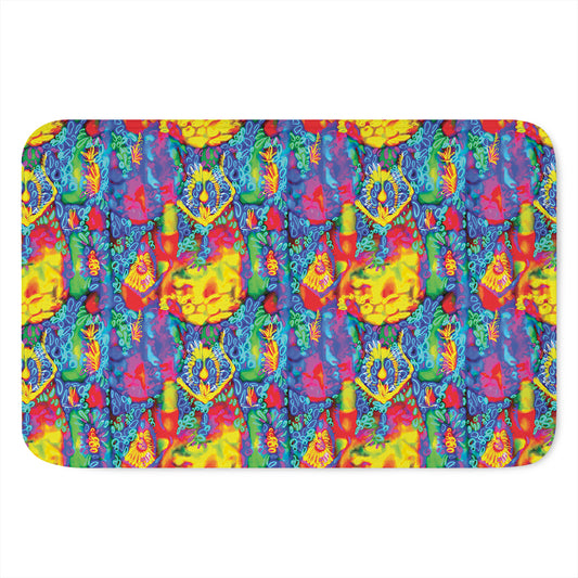 Abstract Psychedelic Print Indoor Door Mat