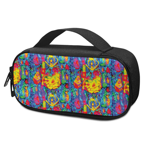 Abstract Psychedelic Print Insulin Cooler Travel Case
