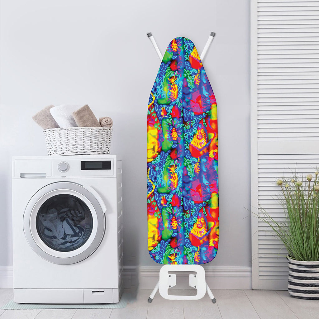 Abstract Psychedelic Print Ironing Board Cover