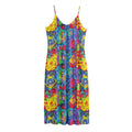 Abstract Psychedelic Print Jersey Midi Cami Dress