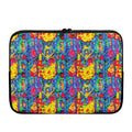 Abstract Psychedelic Print Laptop Sleeve