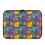 Abstract Psychedelic Print Laptop Sleeve