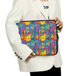 Abstract Psychedelic Print Laptop Sleeve