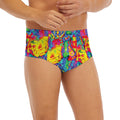 Abstract Psychedelic Print Men's Briefs