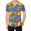 Abstract Psychedelic Print Men's Shirt
