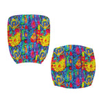 Abstract Psychedelic Print Office Chair Cover