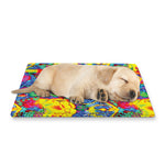 Abstract Psychedelic Print Pet Cooling Mat Cover