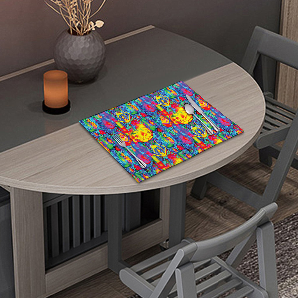 Abstract Psychedelic Print Placemat