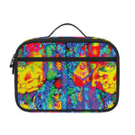 Abstract Psychedelic Print Portable Lunch Bag