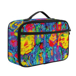 Abstract Psychedelic Print Portable Lunch Bag