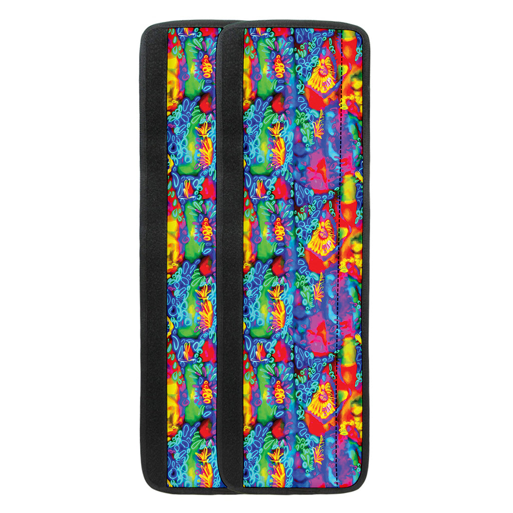 Abstract Psychedelic Print Refrigerator Handle Covers