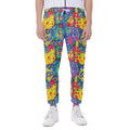 Abstract Psychedelic Print Joggers