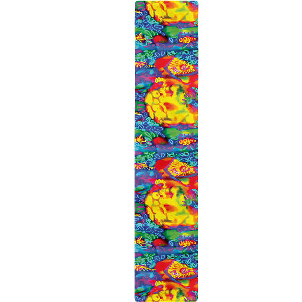 Abstract Psychedelic Print Table Runner