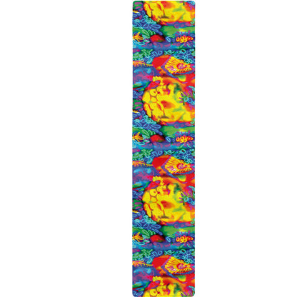 Abstract Psychedelic Print Table Runner