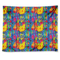 Abstract Psychedelic Print Tapestry