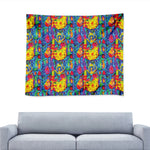 Abstract Psychedelic Print Tapestry