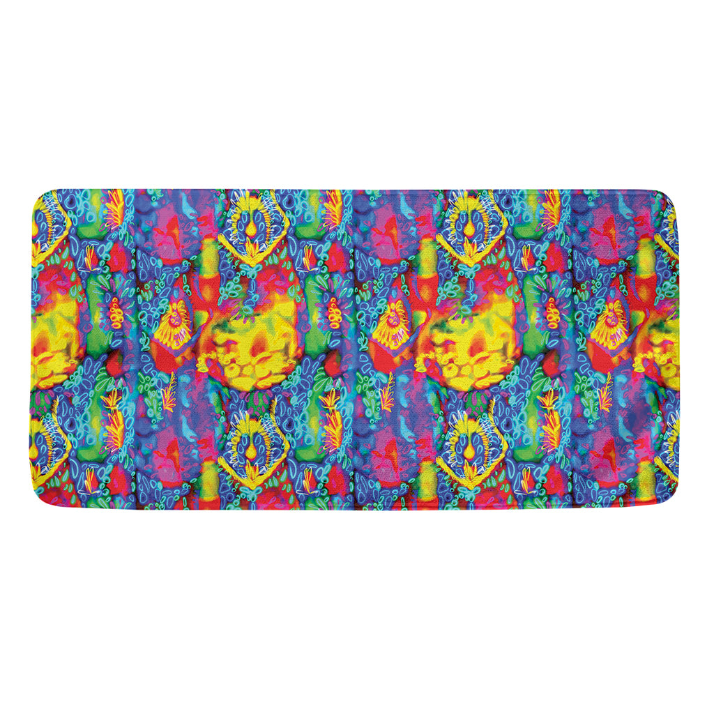 Abstract Psychedelic Print Towel