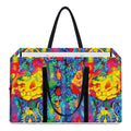 Abstract Psychedelic Print Utility Tote Bag