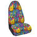 Abstract Psychedelic Print Waterproof Car Seat Cover