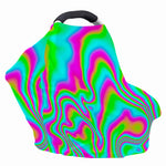 Abstract Psychedelic Trippy Print Baby Seat Cover