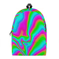 Abstract Psychedelic Trippy Print School Backpack