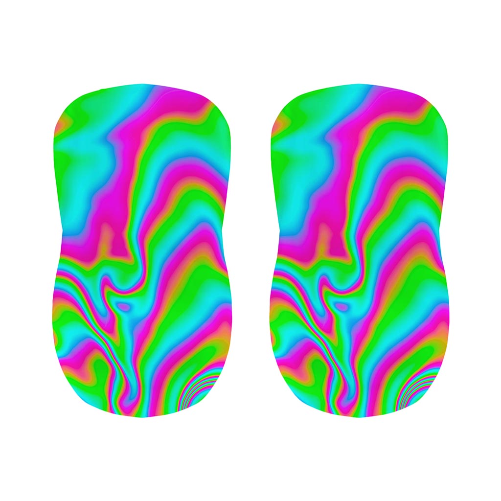 Abstract Psychedelic Trippy Print Bar Stool Covers