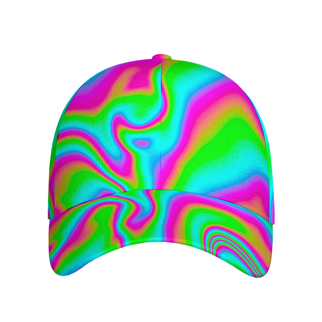 Abstract Psychedelic Trippy Print Baseball Cap