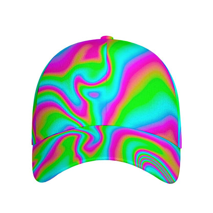 Abstract Psychedelic Trippy Print Baseball Cap