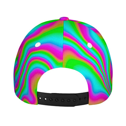 Abstract Psychedelic Trippy Print Baseball Cap