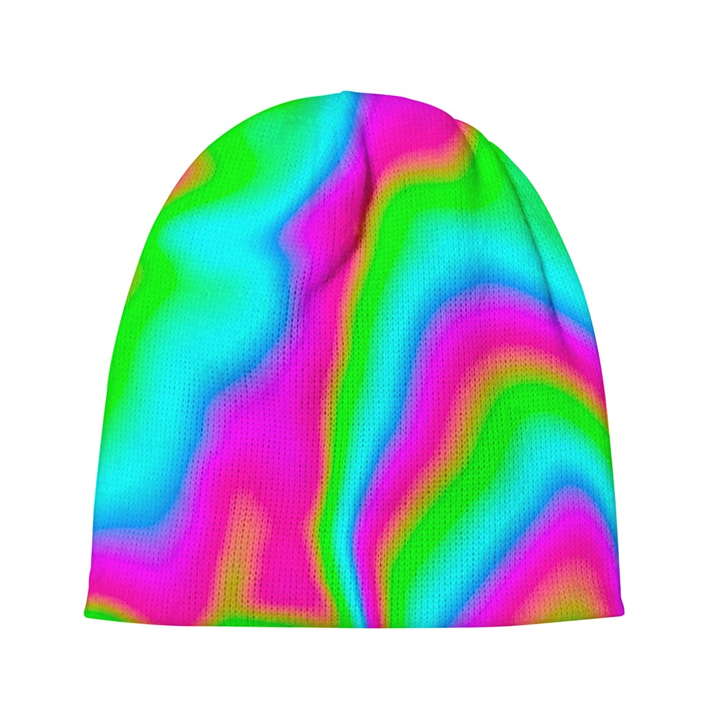 Abstract Psychedelic Trippy Print Beanie