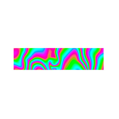 Abstract Psychedelic Trippy Print Bed Runner