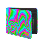 Abstract Psychedelic Trippy Print Bifold Wallet