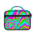 Abstract Psychedelic Trippy Print Briefcase Bible Bag