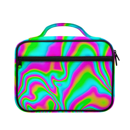 Abstract Psychedelic Trippy Print Briefcase Bible Bag