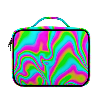 Abstract Psychedelic Trippy Print Briefcase Bible Bag