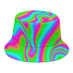 Abstract Psychedelic Trippy Print Bucket Hat