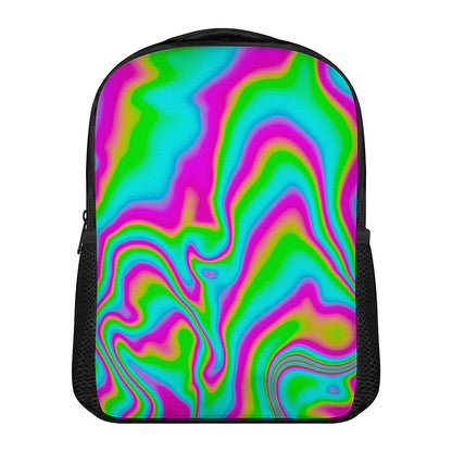Abstract Psychedelic Trippy Print Casual Backpack