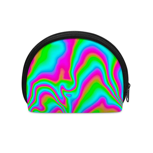 Abstract Psychedelic Trippy Print Coin Purse