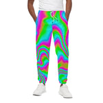Abstract Psychedelic Trippy Print Cotton Pants