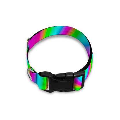 Abstract Psychedelic Trippy Print Dog Collar