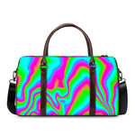 Abstract Psychedelic Trippy Print Duffle Bag