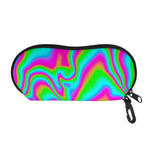 Abstract Psychedelic Trippy Print Glasses Case