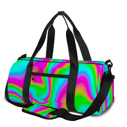 Abstract Psychedelic Trippy Print Gym Bag