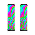 Abstract Psychedelic Trippy Print Handle Covers