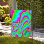 Abstract Psychedelic Trippy Print House Flag