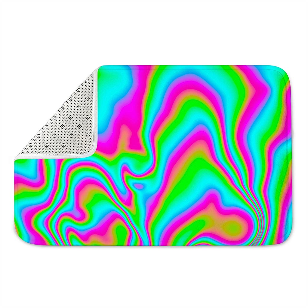 Abstract Psychedelic Trippy Print Indoor Door Mat
