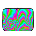 Abstract Psychedelic Trippy Print Laptop Sleeve