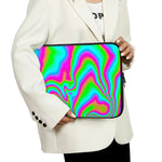 Abstract Psychedelic Trippy Print Laptop Sleeve