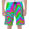Abstract Psychedelic Trippy Print Men's Beach Shorts