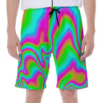 Abstract Psychedelic Trippy Print Men's Beach Shorts